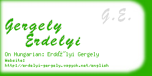 gergely erdelyi business card